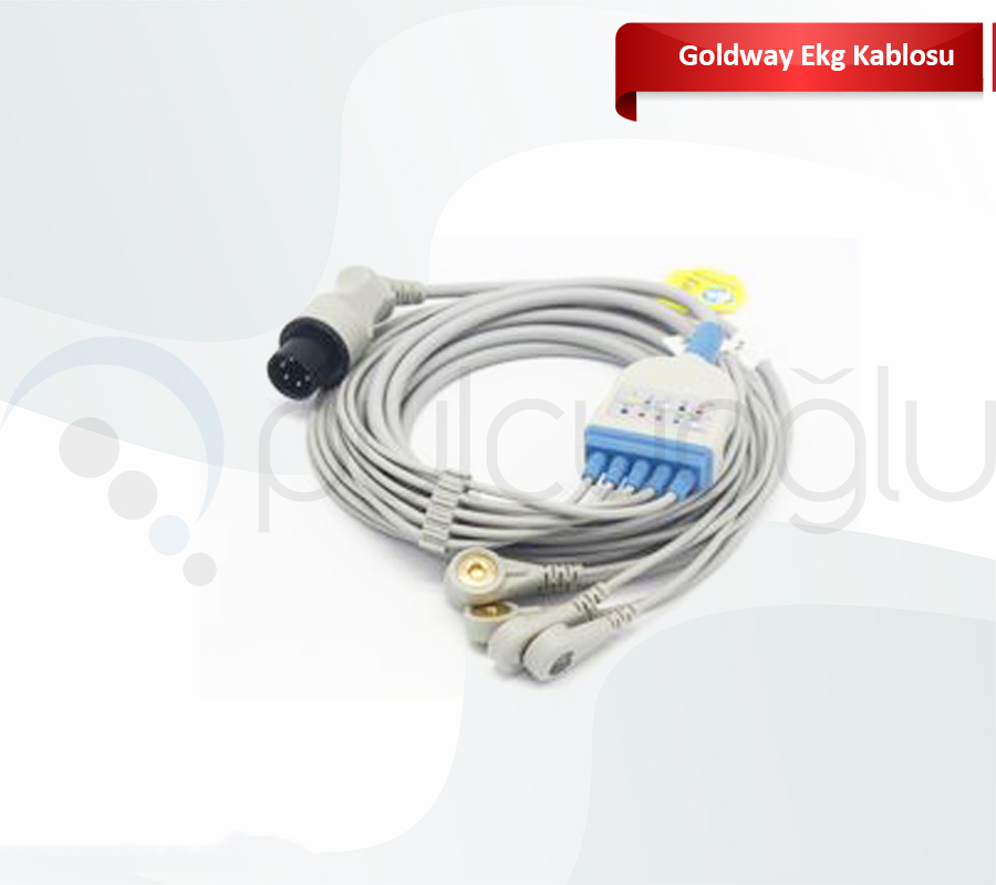 Goldway Hastabaşı Monitörü Ekg Kablosu